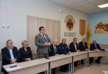 Встреча делегации с представителями Российского военно-исторического общества
